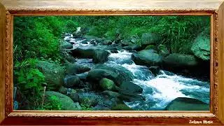 3 Hours Relaxing River Sounds for Homework & Reading | No Music, Just Nature