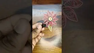 cute quilling diy hairclip...@The Quirky Cat..