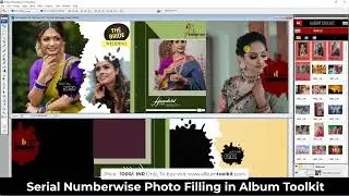 Fill Image Serial number wise in any PSD Template without renaming layer or converting