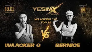Waacker G VS Bernice | Waacking 1V1 Battle  Top 16 | Yesim vol.10 Malaysia