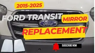 How To Replace Ford Transit Door Side Mirror Indicator Lens