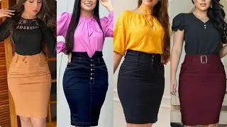 Elegant Skirts And Blouse Outfit For Special Events 2024|| Target Of Fashion