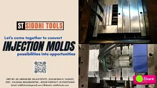 Hot Runner Injection Mold Trial  8 Cavity | Siddhi Tools
