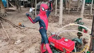 Funny Style Spider-Man Starte Machine.Spider-man salo machine Start challenge.