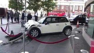 Car crashes into Central London hotel: Aftermath