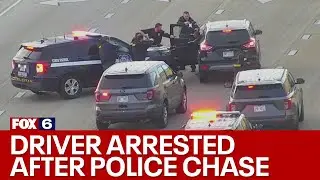 Police chase from Milwaukee to Racine County, driver in custody | FOX6 News Milwaukee