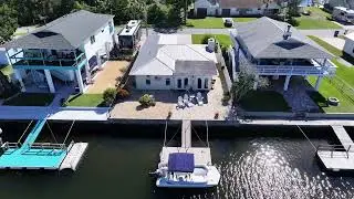 Gulf Access Drone video: 3391 MANGROVE DR HERNANDO BEACH FL 34607