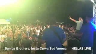 Sumbu Brothers festa Curva Sud Verona