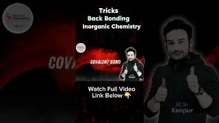 Back Bonding Inorganic chemistry - JEE I NEET #neet #jee #inorganic_chemistry