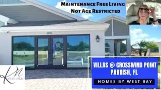 Crosswind Point Villas in Parrish, FL  | No Age Restriction | Homes by West Bay | Under $425K