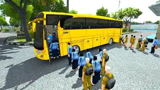 😍Bus Simulator: 3D Bus Games:Bus Simulator ll🔥 new euro coach ll NEW BUS SIMULATOR INDONESIA #games