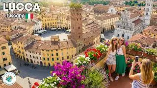 Lucca, Italy 🇮🇹 | Tuscany&rsquo;s Medieval Charm in a Relaxing Walking Tour 4K Ultra HD