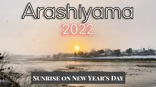 [Japan] ARASHIYAMA Kyoto Sunrise on New Year's Day Cinematic Film 01.01.2022 Tenryuji Temple