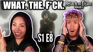 ЭРЕН ВЕРНУЛСЯ!? Что за фигня 😳 | Реакция на Атаку Титанов, 1 сезон, 8 серия