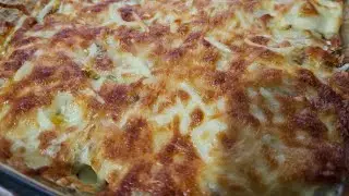 Gratinado con carne picada y patatas // Gratinado bel kafta u batata // قراتان بالكفتة و البطاطس
