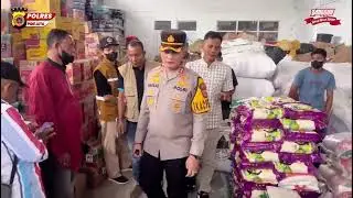 Kapolres Pidie Jaya Dampingi Bupati Pidie Jaya Laksanakan Pengecekan Stok Logistik di Gudang BPBD