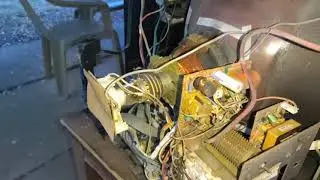 1985 Zenith 19 inch color television: Initial inspection