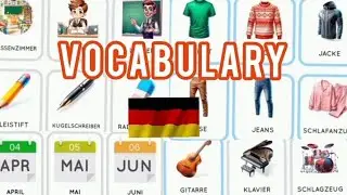 City, weather, school, clothes, months and seasons - Vocabulary