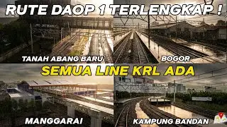 Finally, this legendary KRL route has been updated! Review the latest updated KRL route from Daop...