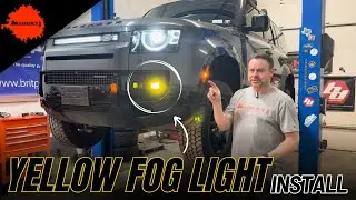 Upgrade Your Defender L663: Easy Install Guide for Yellow Fog Lights from Lucky8 Off Road
