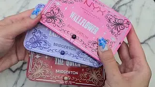 Nyx Cosmetics Bridgerton Collection #nyxcosmetics #bridgerton #makeupswatches #makeup