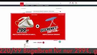 Schn&auml;ppchen des Tages 05.12.19 - PHILIPS GC9642/60 Dampfb&uuml;gelstation inklusive PHILIPS B&uuml;gelbrett