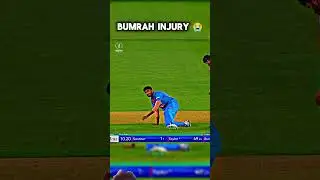 Bumrah Injury || #cricket #ipl #cricketlover