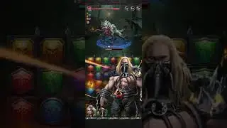 Alliance trial - blue monster with green-gold