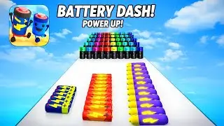 Most Addictive Battery Run Gameplay 🔋🔥 | Viral Mobile Game (Android, iOS)