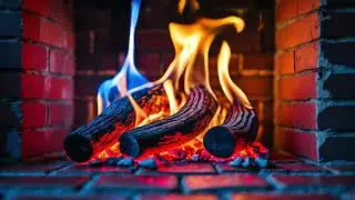 Calming Crackle & Vibrant Flames &ndash; Cozy Rustic Fireplace in Ultra HD