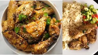 Homemade Baked Lemon Pepper Wings | HomeKitchen_Studio | Healthy Snack Recipe
