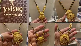 Trendy Design of Gold Long Mangalsutra 😍Designs From Tanishq with weight & price/mangalsutra design