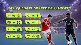 ASI QUEDA EL SORTEO DE LOS PLAY OFFS DE LA CHAMPIONS LEAGUE 2026 | BENFICA VS REAL MADRID