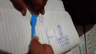 Bigben draw teeth and brush it