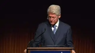 Bill Clinton Addresses Civil Rights Summit