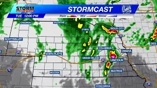 Additional strong storms by Tuesday afternoon in eastern Nebraska - May 21, 2024