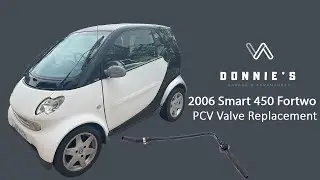 Smart Fortwo 450 2006 PCV Valve Replacement from Top of Engine (Aircon Model)