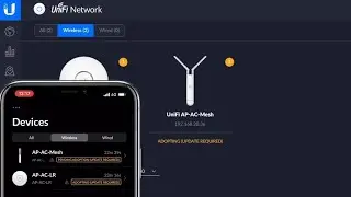 UniFi setup on a remote controller