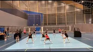Ana Nastase, 2026 setter, @Volleyball Canada NEP, Nov 2025 - serving