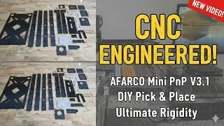 AFARCO Mini V3.1: High-Precision CNC Machining for OpenPnP DIY