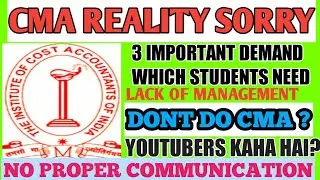 CMA MOST IMP. UPDATES 2021(DEMAND) REALISTIC TALKS