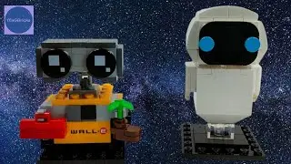 EVE & WALL&bull;E | Disney Pixar BrickHeadz Speed Build Lego Set 40619