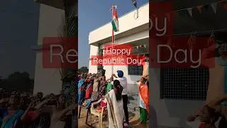 #indian #flagship on #republicday #2023 #telangana #modelschool #hm mam  #janaganamanasong