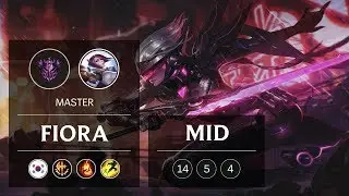 Fiora Mid vs Fizz - KR Master Patch 9.3