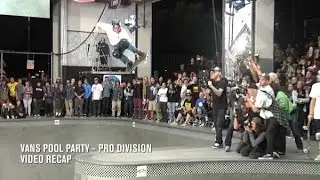 Vans Pool Party 2015, Pro Division