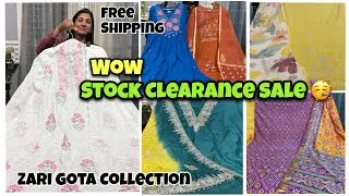 Stock Clearance Sale on all Cotton, Rajkoti Suits & Readymade Kurta & Suits | Shwetadhiraj 