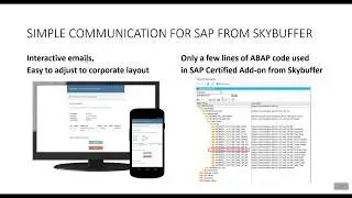 Maintenance Notification Decision Emails via Skybuffer Simple Communication Add-On