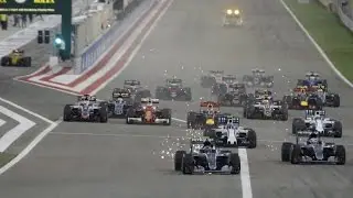 F1 2016 Bahrain GP Race Start Highlight
