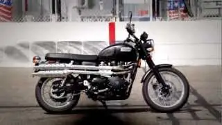 Triumph Scrambler &mdash; stunt rider Ernie Vigil