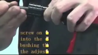 How to change the nose assembly of ZIPP 1606 / 2508 air rivet nut tool
